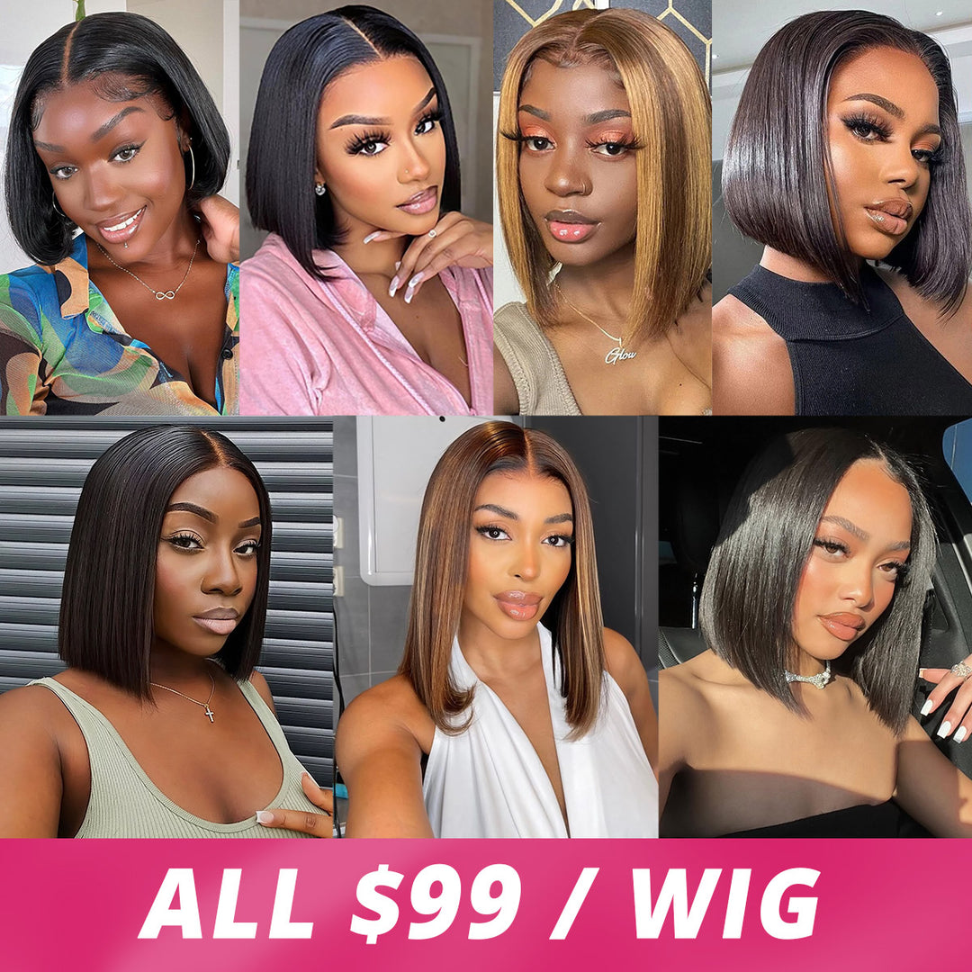 [Allove Valentine's Sale] Short Bob Wigs $99 Final Deal No Code Needed Limited Stocks