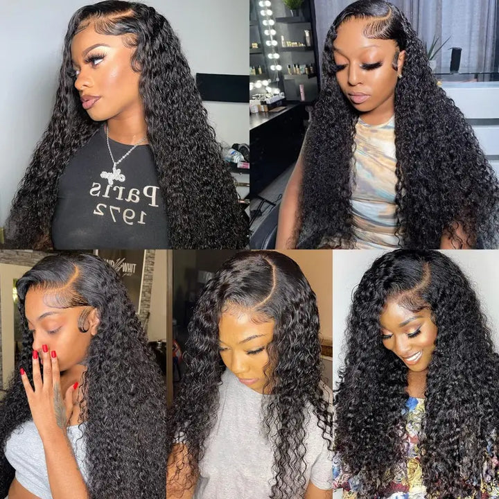 Allove Hair Peruvian Kinky Curly 4 Bundles Virgin Human Hair