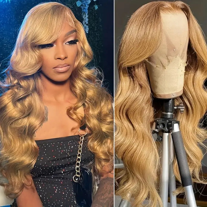 Transform your look with the Allove Hair Body Wave Lace Front Wig in a stunning color 27. This beautifully crafted wig features a generous 13x4 lace front, allowing for versatile styling and a natural hairline. The flowing body wave texture adds volume and elegance, making it perfect for any occasion. Made from high-quality human hair, this wig ensures comfort and durability while offering a radiant and head-turning appearance.