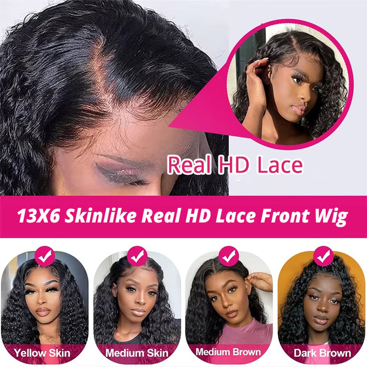 【40Inch Long Wig】Allove Bleach Knots & Pre Plucked 13x6 Real HD Invisible Full Lace Front Human Hair Wigs