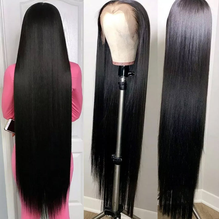 【40Inch Long Wig】Allove Bleach Knots & Pre Plucked 13x6 Real HD Invisible Full Lace Front Human Hair Wigs