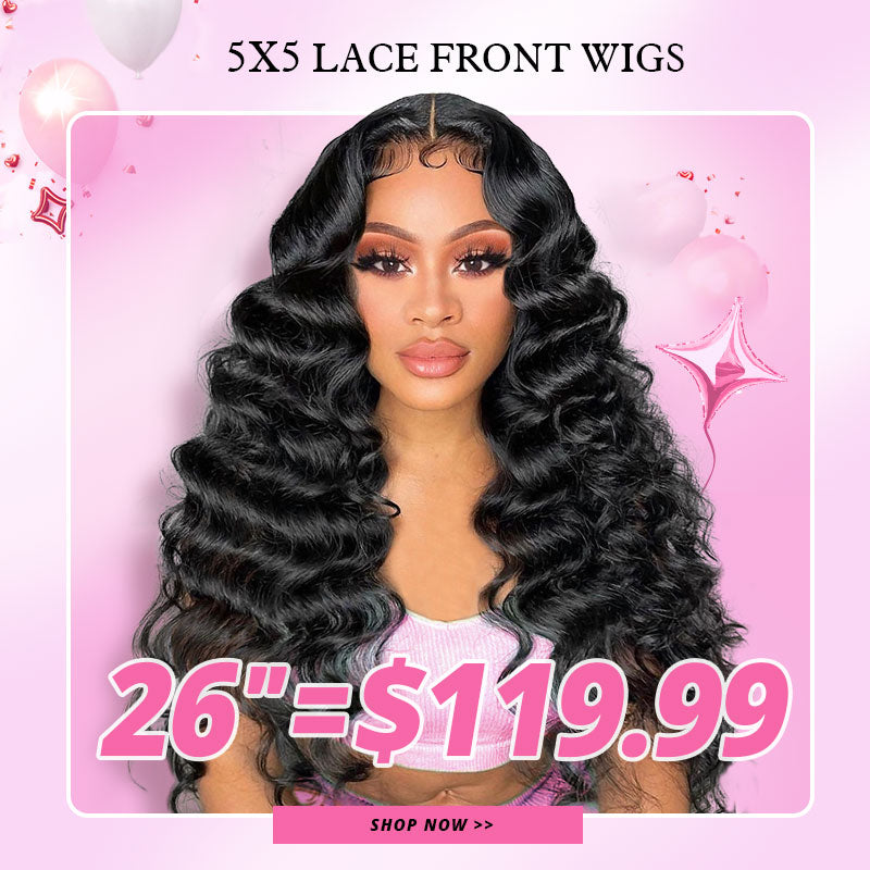 Flash Sale Alert! Get ready to transform your look with the stunning 5x5 Lace Front Wig from Allove Hair, now available for just $119.99! This gorgeous 26-inch wig combines quality, style, and comfort, making it a must-have addition to your hair collection.