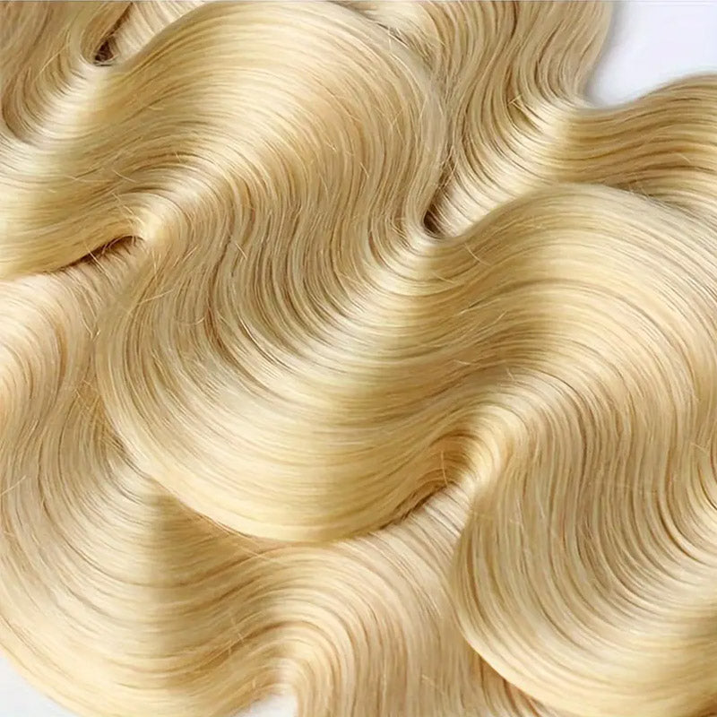 Allove Hair 613 Blonde Body Wave Hair 4 Bundles 100% Human Virgin Hair