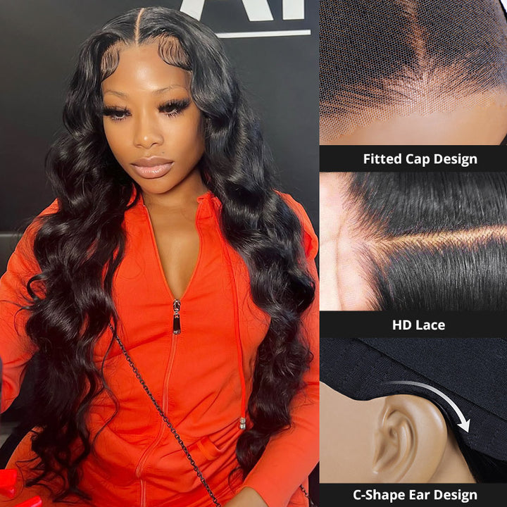 Unleash your inner goddess with Allove Hair’s exquisite 6x6 closure wig! This stunning 30-inch wig features beautiful body wave hair, offering luscious volume and elegant movement. Perfect for those who love to make a statement, this versatile wig allows for easy styling and personalization.