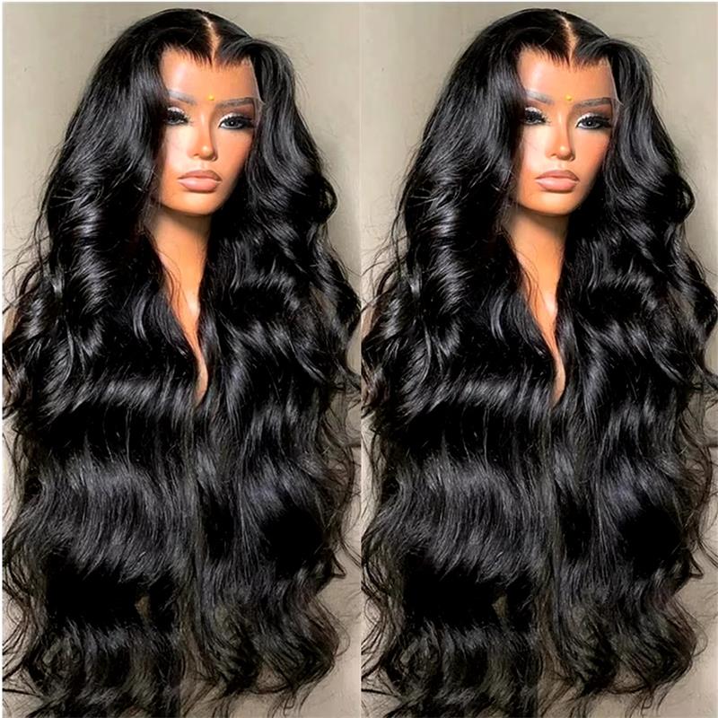 [ 70% OFF - No Code Needed] Long 38"= $249.89 Straight/Body Wave Lace Front Human Hair Wig 150% Density