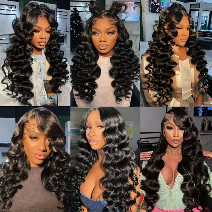 Allove Hair Malaysian Loose Wave 3 Bundles Virgin Human Hair Extensions