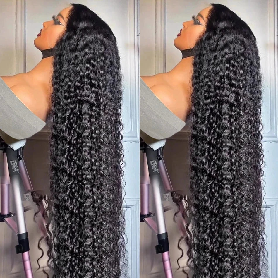 [13*4 Full Lace Front Wigs] 30 Inch Long Wigs Deep Wave Curly Human Hair Wig