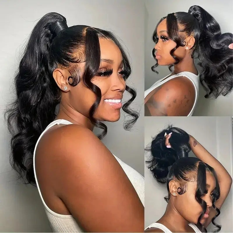 Discover the perfect blend of quality and affordability with Allove Hair's Affordable 360 Lace Frontal with Bundles, featuring gorgeous loose wave virgin human hair. This versatile set includes a 360 lace frontal that allows for a seamless, natural look and limitless styling options.