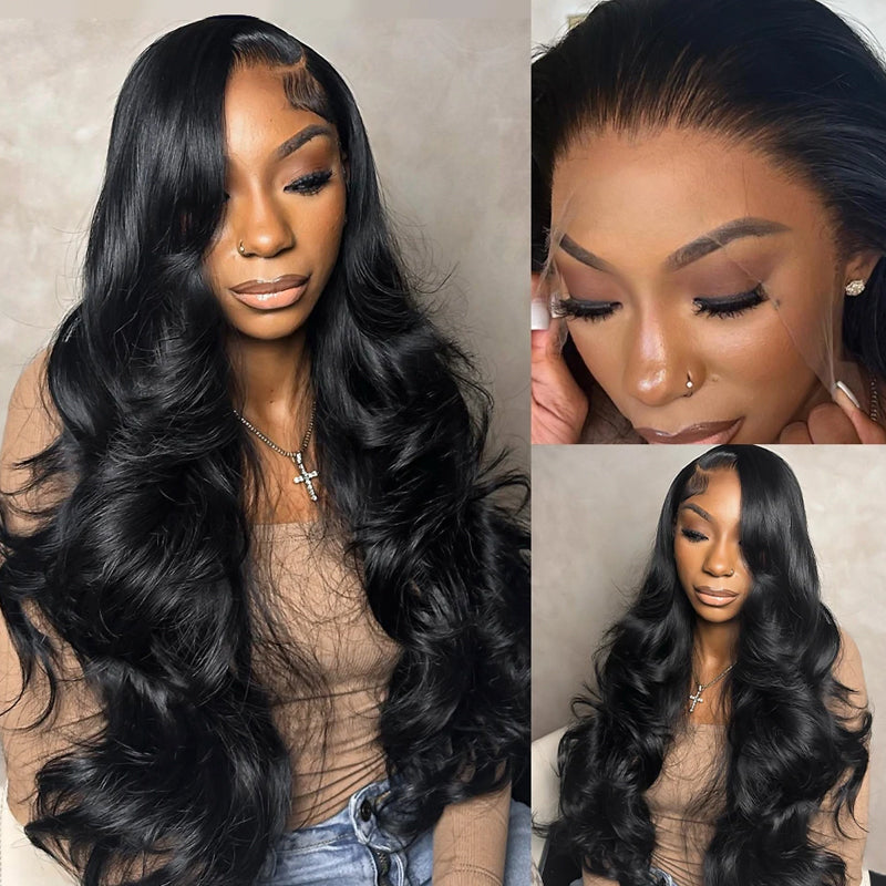 【THIN LACE】Skinlike Real HD Lace Wigs Pre-Bleached Knots 13x6 Body Wave Lace Frontal Wigs