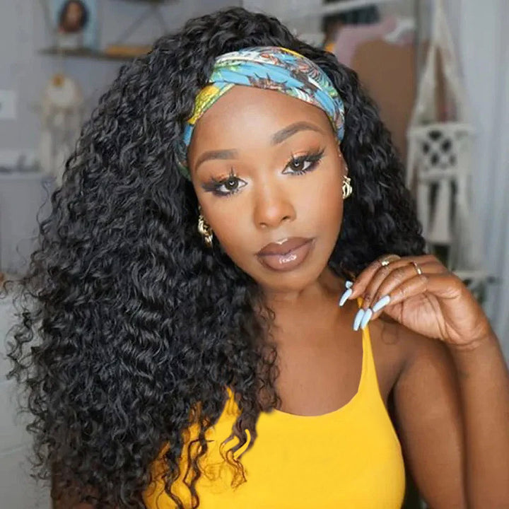 Experience the ultimate in convenience and style with the Allove Hair Best Headband Wig, featuring luxurious deep wave hair made from 100% virgin human hair. This beautifully crafted wig offers a natural look and feel while providing effortless wear for any occasion.