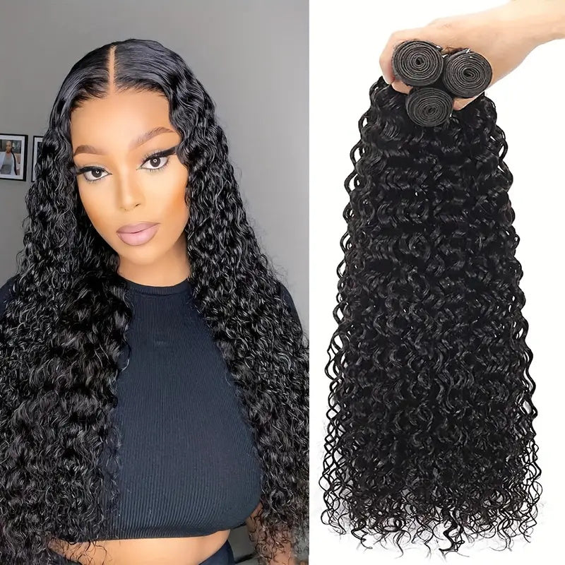 Experience the ultimate in style and versatility with Allove Hair's Best Water Wave Bundles. Made from 100% human hair, these stunning 30-inch bundles offer luxurious length and beautiful, flowing waves that enhance any look. Perfect for a seamless sew-in application.