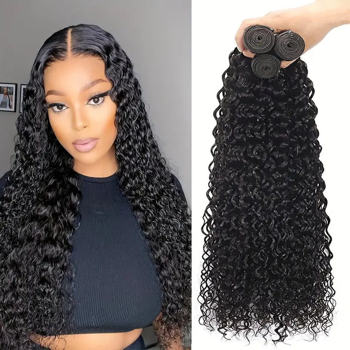 Experience the ultimate in style and versatility with Allove Hair's Best Water Wave Bundles. Made from 100% human hair, these stunning 30-inch bundles offer luxurious length and beautiful, flowing waves that enhance any look. Perfect for a seamless sew-in application.