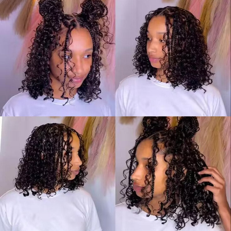 Allove Bulk Human Hair For Braiding Kinky Curly Hair Bundles No Weft