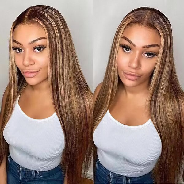 Elevate your look with Allove Hair's Highlight Hair Bundles in a chic p4/27 color, crafted from luxurious virgin human hair. The straight hair texture adds sleekness and sophistication to your style, while the highlights add depth and dimension for a modern and trendy appearance.