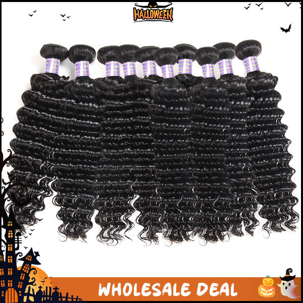 Experience premium quality and unbeatable value with Allove Hair's exclusive human hair bundle deals. Our wholesale offerings include exquisite deep wave hair bundles that elevate your style effortlessly.