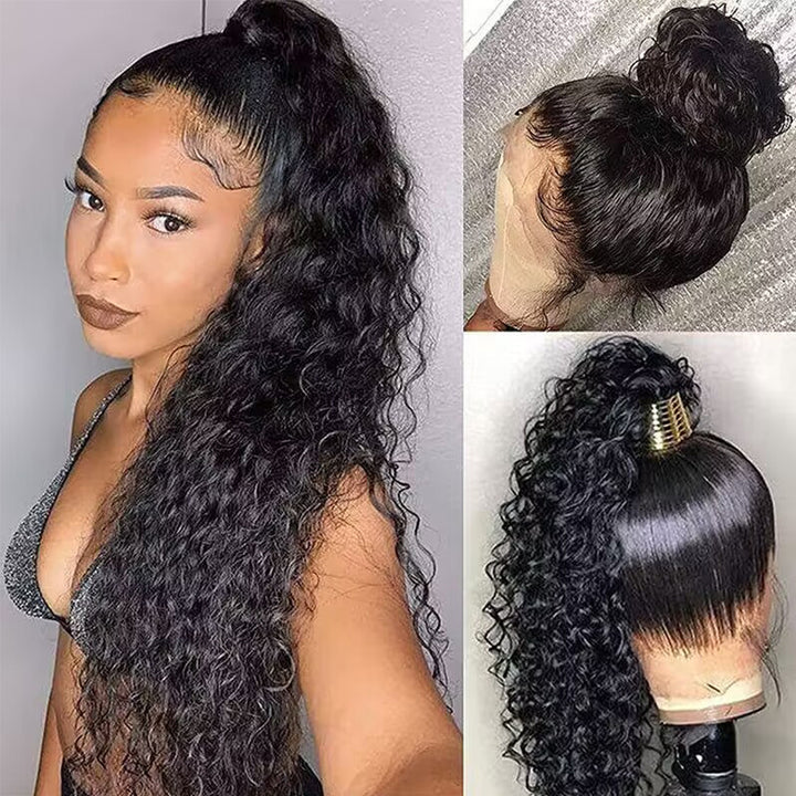 Elevate your look with Allove Hair's 360 lace front wigs, featuring exquisite water wave hair that brings a touch of elegance and movement to your style. Crafted from 100% virgin human hair, these wigs offer a natural appearance and incredible versatility, allowing you to create various hairstyles effortlessly.