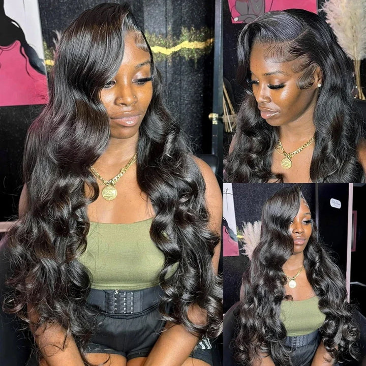 Affordable 5x5 lace wigs body wave hair