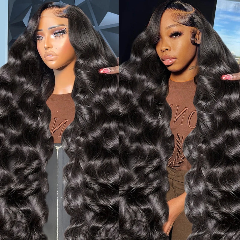 Natural-looking 5x5 lace wigs body wave hair