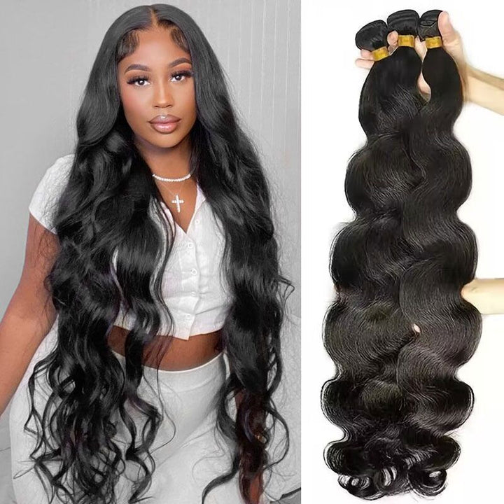 Transform your look with Allove Hair's Body Wave Bundles, featuring luxurious 30-inch lengths that create stunning volume and movement. Made from 100% virgin human hair, these bundles are perfect for a seamless sew-in application, allowing you to achieve a natural and elegant style effortlessly.