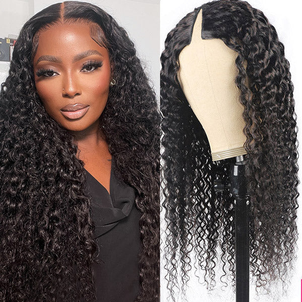 Discover the perfect blend of style and versatility with the Allove Hair V Part Wig, designed specifically for natural hair. Crafted from 100% virgin human hair, this wig features beautiful deep wave patterns that add texture and volume to your look.