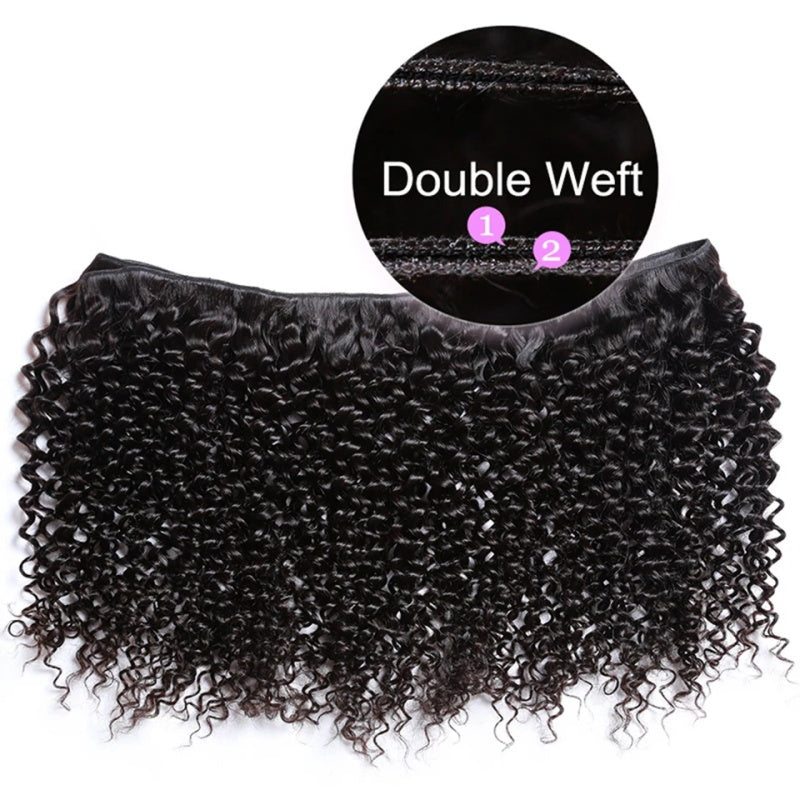 Allove Hair Brazilian Kinky Curly 3 Bundles Virgin Human Hair