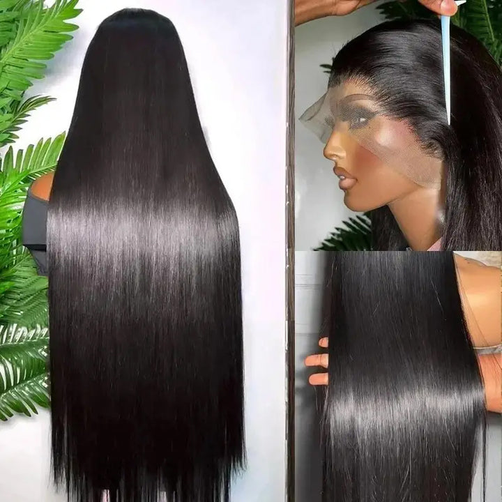 【THIN LACE】13x6 Lace Front Real HD Lace Wigs Straight Human Hair Skin Melt Glueless Wigs