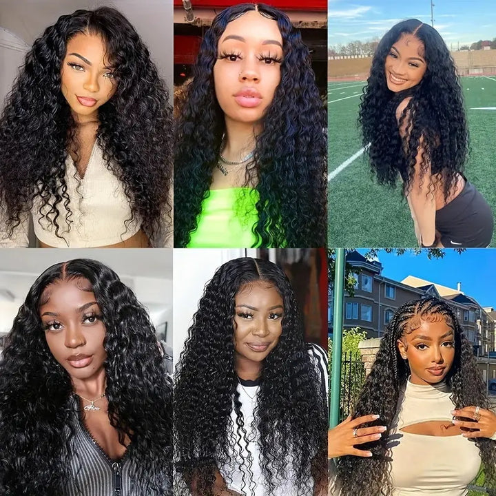 Overnight Shipping Deep Wave 3 Bundles Virgin Human Hair Extensions