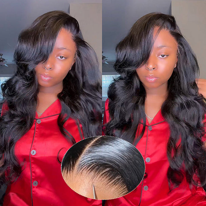 Bleached Knots Ready To Wear Wig | 13x4 HD Lace Front Wig Body Wave Virgin Human Hair Glueless Wigs - AlloveHair