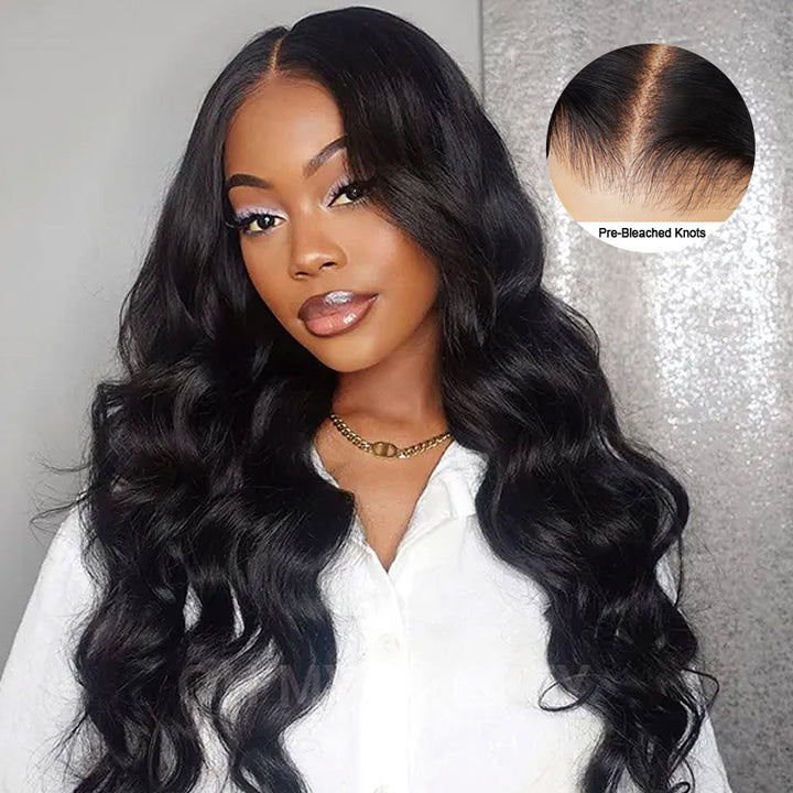 Bleached Knots Ready To Wear Wig | Body Wave 13x6 HD Invisible Lace front Wigs Melted All Skin Glueless Wigs