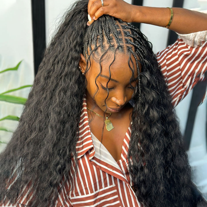 Unlock your creativity with Allove Hair's bulk loose deep wave hair! Perfect for braiding, this luxurious texture offers bounce and volume that enhance any hairstyle. Whether you're looking to create stunning braids or add length and fullness to your look, our high-quality hair ensures a seamless blend.