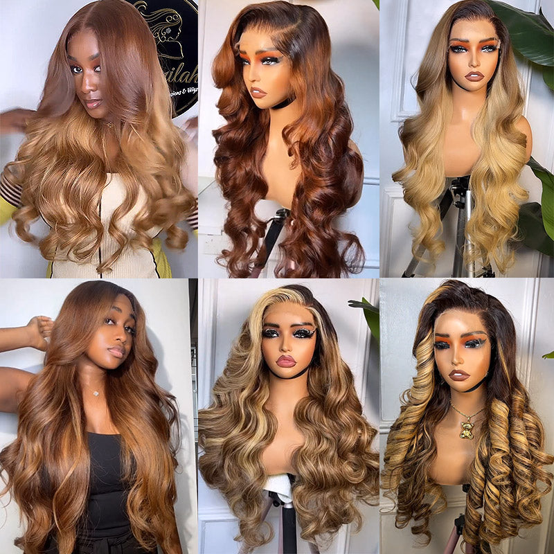 Allove Hair offers an impressive range of colored wigs, including 13x4 and 13x6 lace front options designed for ultimate comfort and style. With HD lace, these wigs provide a flawless, undetectable finish that seamlessly blends with your natural hairline. Perfect for those looking to add a pop of color or change their look entirely.