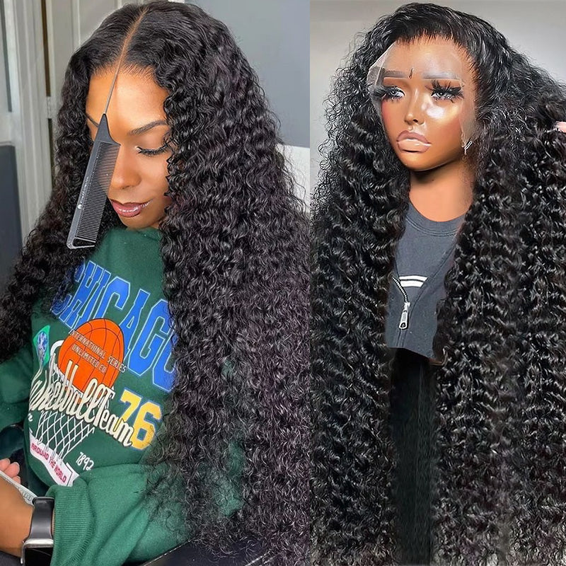 Pre Plucked Ready To Wear Wig | Curly Hair 13x4 HD Glueless Lace Frontal 30 Inch Wigs