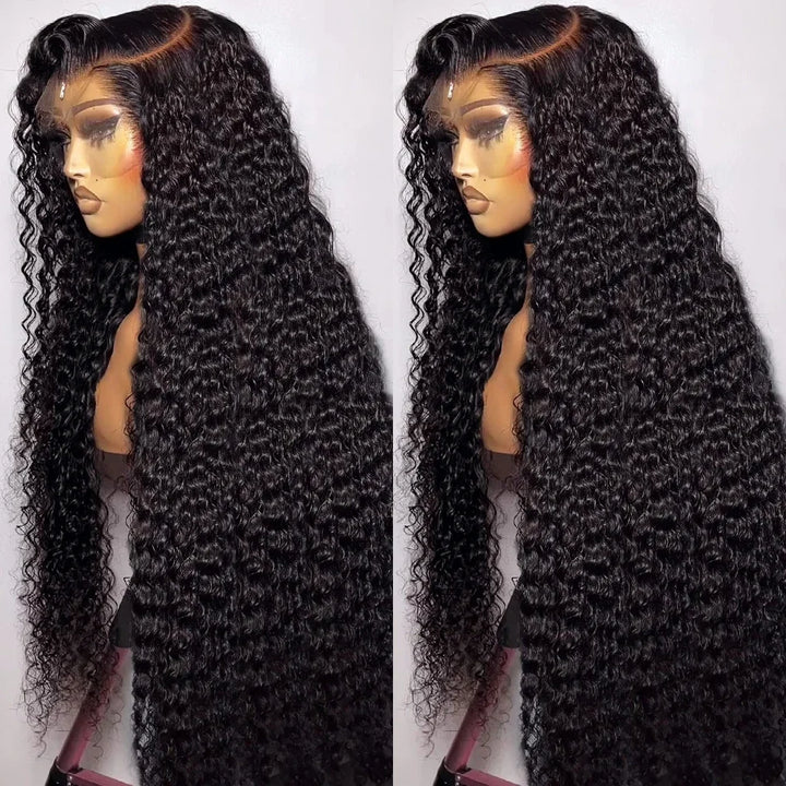 Transform your look with Allove Hair's exquisite curly wigs made from 100% human hair. These stunning 13x4 lace front wigs feature luxurious 40-inch long curls that cascade beautifully, adding volume and allure to your hairstyle. Perfect for making a statement, this wig offers both comfort and versatility, allowing you to embrace your inner goddess effortlessly.