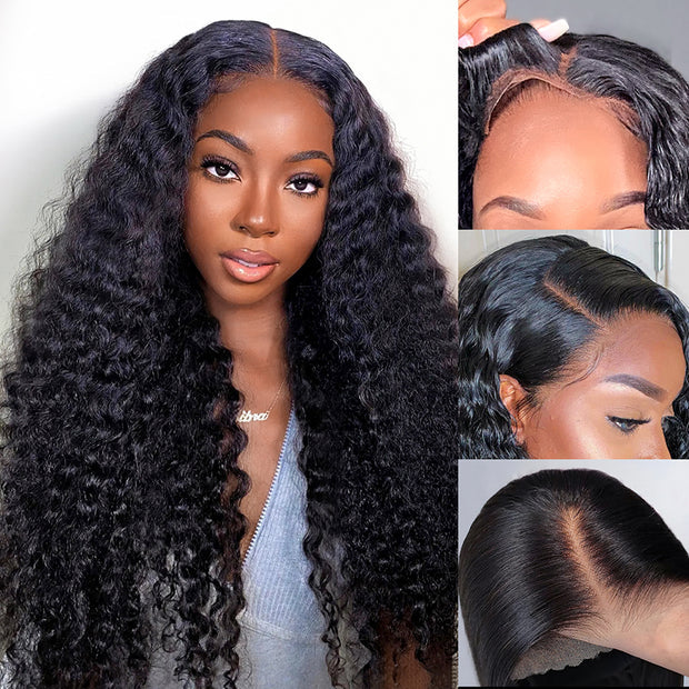 "Discover the beauty of effortless style with Allove Hair’s deep wave glueless wig collection. Our 5x5 lace front wigs provide a natural appearance and secure fit, making them perfect for any occasion. Best of all, these stunning wigs are affordable, allowing you to enjoy high-quality hair without breaking the bank.