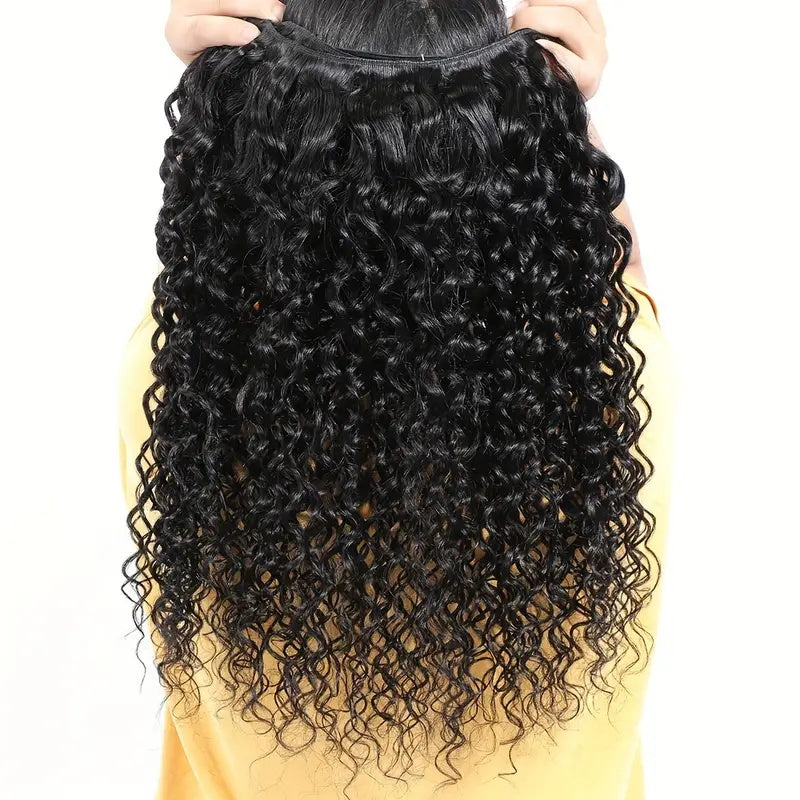 Allove Hair Brazilian Curly Wave 4 Bundles Virgin Human Hair