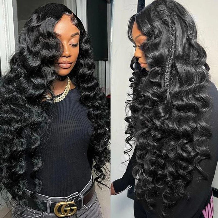 Loose Wave 13*4 Undetectable Lace Frontal Wig Natural Hairline Glueless Wig