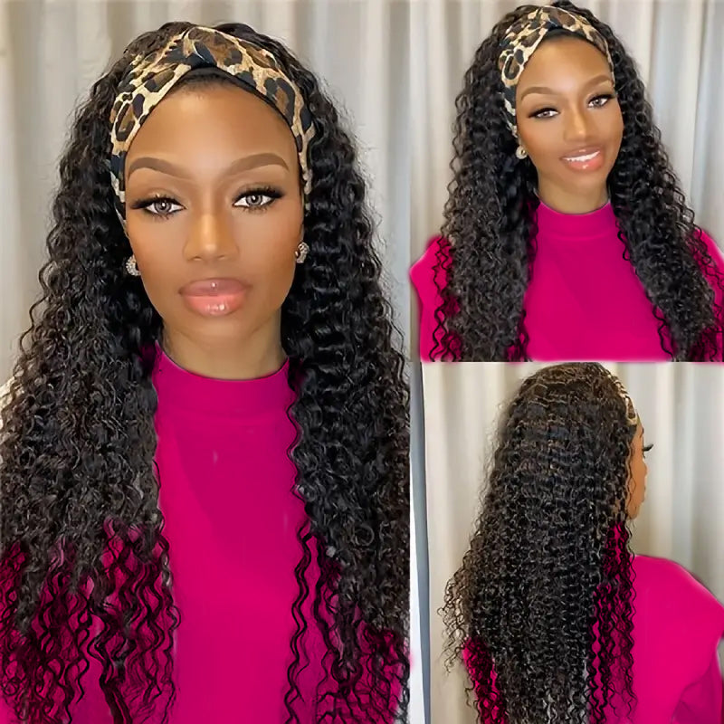 Experience the ultimate in convenience and style with the Allove Hair Best Headband Wig, featuring luxurious deep wave hair made from 100% virgin human hair. This beautifully crafted wig offers a natural look and feel while providing effortless wear for any occasion.