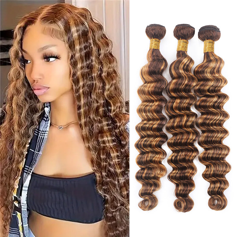 Enhance your hairstyle with Allove Hair's highlight hair bundles, featuring gorgeous loose deep wave hair that adds volume and dimension to any look. Perfect for a stylish sew-in application, these bundles offer luxurious texture and stunning highlights. Enjoy the convenience of free shipping on your order, making it easier than ever to elevate your beauty routine!