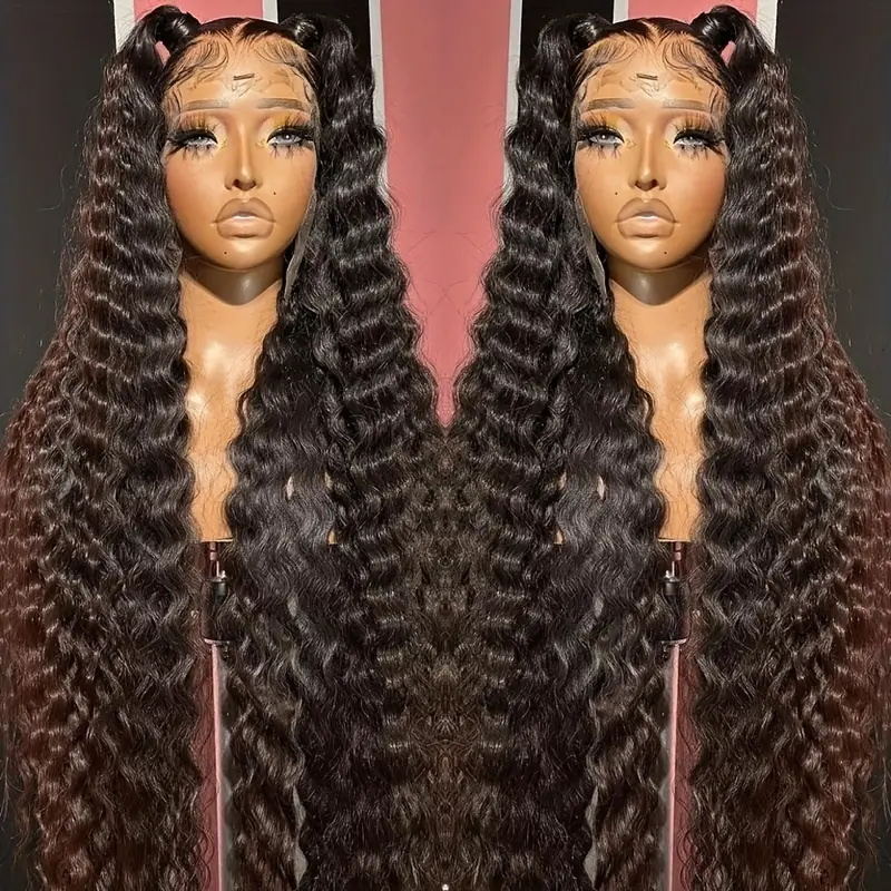 Allove Hair offers luxurious loose deep wave hair in stunning 13x6 lace front wigs, designed for ultimate versatility and style. With HD lace technology, these 30-inch wigs provide a seamless, natural appearance that blends effortlessly with your skin tone.