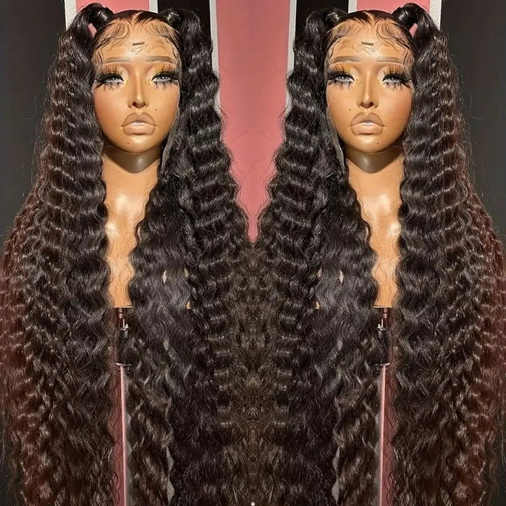 Allove Hair offers luxurious loose deep wave hair in stunning 13x6 lace front wigs, designed for ultimate versatility and style. With HD lace technology, these 30-inch wigs provide a seamless, natural appearance that blends effortlessly with your skin tone.