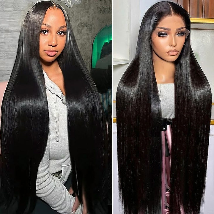 Allove Straight Hair Lace Front Wig 10A Grade Virgin Remy Human Hair Wigs