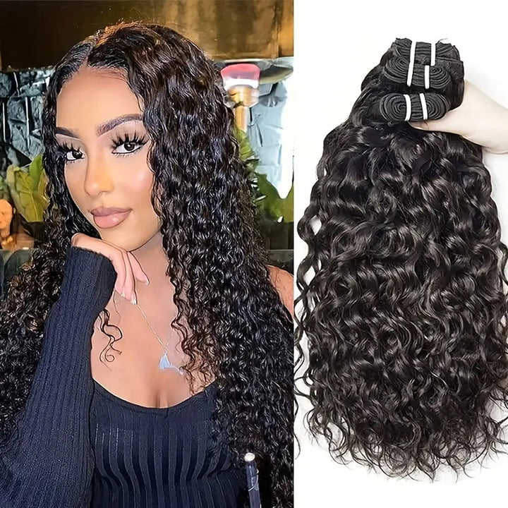 Discover the beauty of water wave bundles from Allove hair, specially designed for Black women seeking a stunning sew-in style. These luxurious bundles feature defined, flowing waves that add volume and movement to your hair, making it perfect for any occasion.