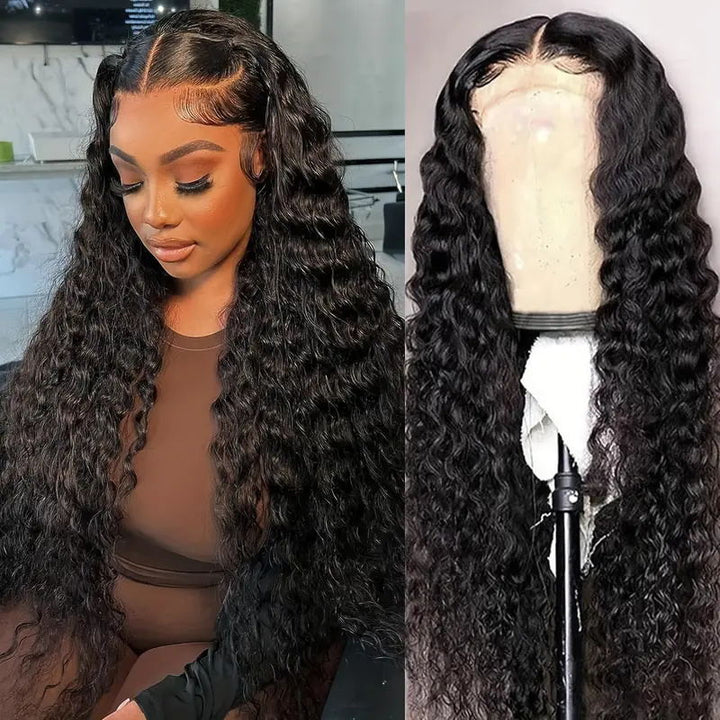 Experience the ultimate in style and convenience with our 30-inch water wave hair glueless wig. Designed with a 13x4 lace front, this wig features a pre-plucked hairline for a natural and seamless look. Effortlessly elevate your hairstyle with Allove Hair and enjoy the beauty of luscious waves!