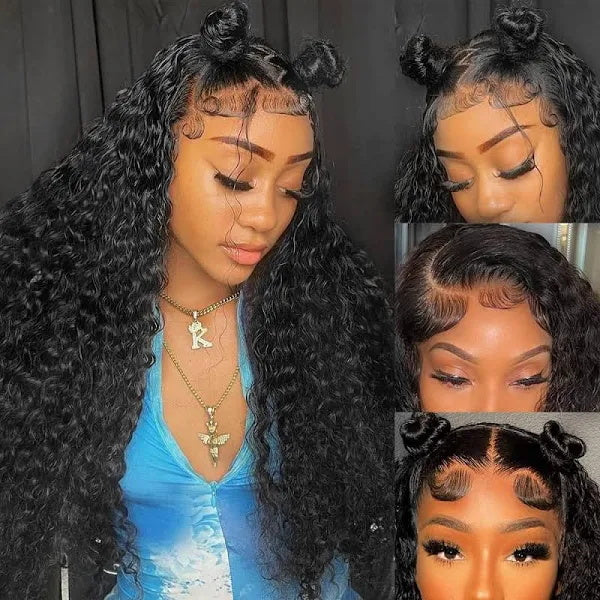 Experience effortless beauty with the Allove Hair Water Wave Wig! This stunning 13x4 lace front wig features beautiful, bouncy water wave curls that bring life and movement to your style. Crafted with high-definition lace for a seamless blend, it offers a natural look and comfortable wear. Plus, enjoy overnight shipping to transform your look in no time.