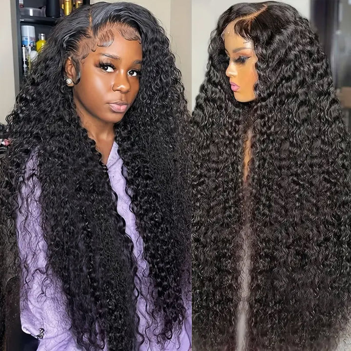 Pre Plucked Ready To Wear Wig | 5x5 HD Glueless Lace Closure Wig 180% Density Water Wave Human Hair Wigs