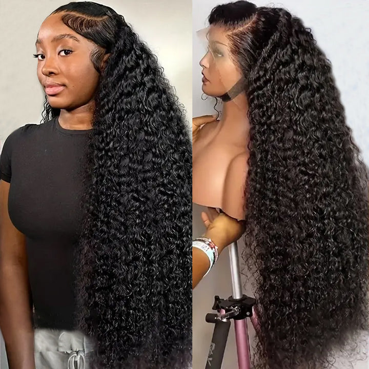 [13*4 Full Lace Front Wigs] Water Wave Human Hair Wigs Pre Plucked With Baby Hair