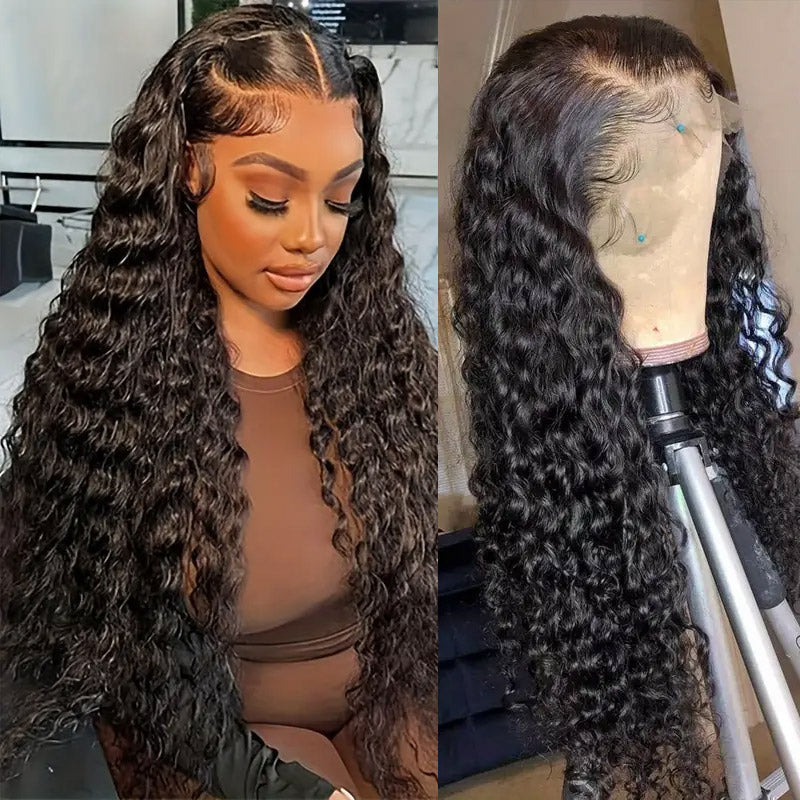 Experience the ultimate in style and convenience with our 30-inch water wave hair glueless wig. Designed with a 13x4 lace front, this wig features a pre-plucked hairline for a natural and seamless look. Effortlessly elevate your hairstyle with Allove Hair and enjoy the beauty of luscious waves!