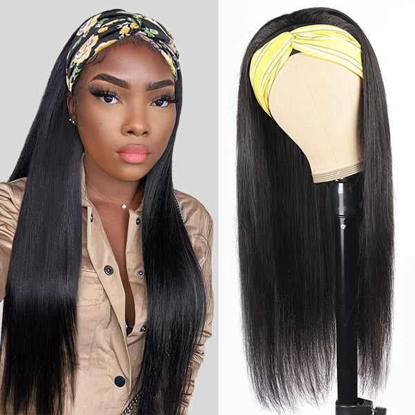 Introducing the Allove Hair Glueless Headband Wig, crafted from high-quality virgin human hair for a natural and luxurious look. This straight hair wig offers effortless styling and comfort, featuring an easy-to-wear headband design that eliminates the need for glue or adhesives. Perfect for those seeking versatility and convenience.