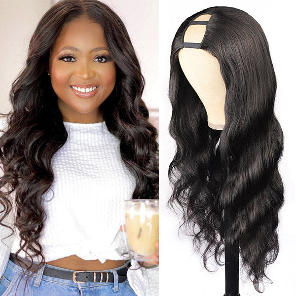 Elevate your hairstyle with the Allove Hair Human Hair U Part Wig featuring beautiful body wave hair! This versatile wig allows you to seamlessly blend your natural hair with luxurious waves, providing a natural and voluminous look.