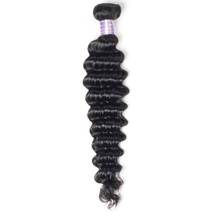 Transform your hairstyle with Allove Hair's Deep Wave Hair Bundle, designed for those seeking luscious and voluminous locks. This 1-piece bundle offers stunning deep waves that add richness and texture to your look, ideal for a sleek sew-in installation. Crafted from high-quality human hair, it seamlessly blends with your natural hair for an effortlessly beautiful finish.